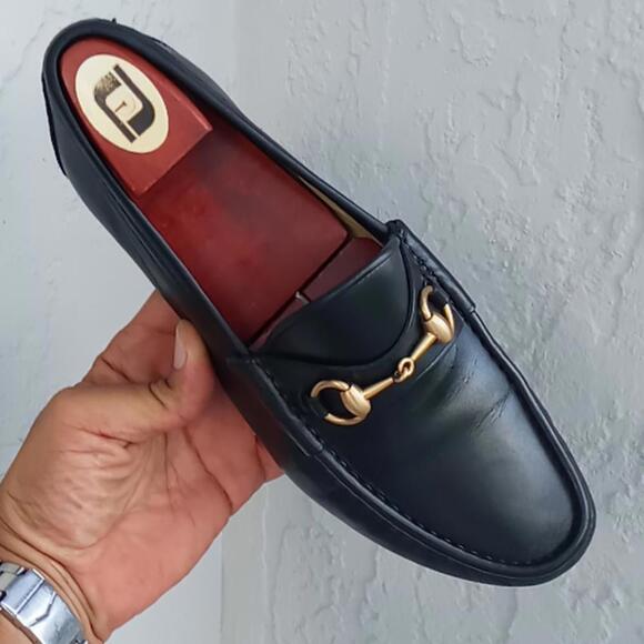 Gucci Vintage Leather Horse Bit Loafers 60th Anniv main image 4